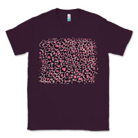 Plum pink leopard with pink glitter Classic Tee - Artiststas