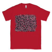 Red pink leopard with pink glitter Classic Tee - Artiststas