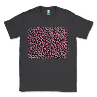 Smoke pink leopard with pink glitter Classic Tee - Artiststas