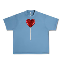 Pebble Blue heart candy Urban Heavy Tee - AdoDesignShop