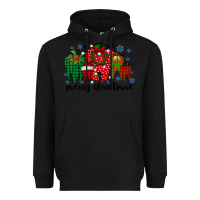 Black merry christmas tooth Heavyweight Hoodie - RacoonDesign