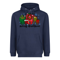 Navy merry christmas tooth Heavyweight Hoodie - RacoonDesign