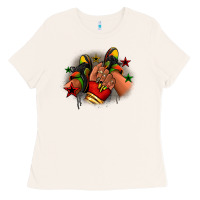 Bone Juneteenth black girl sneakers Ladies Tee - RanaPortraitStore