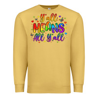 Antique Gold y all means all y all Premium Sweatshirt - Artiststas