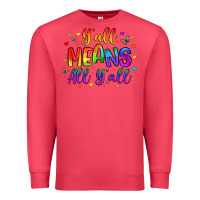 Cardinal y all means all y all Premium Sweatshirt - Artiststas
