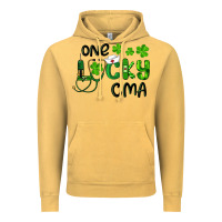 Vintage Mustard one lucky certified medical assistant cma Vintage Hoodie - RanaPortraitStore