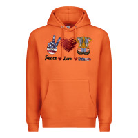 Carrot Peace Love Veteran Premium Hoodie - Bettercallsaul
