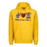 Lemon Peace Love Veteran Premium Hoodie - Bettercallsaul