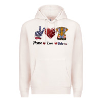 Peace Love Veteran Premium Hoodie | Teevron