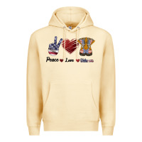 Pina Colada Peace Love Veteran Premium Hoodie - Bettercallsaul