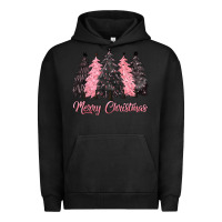 Pigment Black pink merry christmas Urban Hoodie - CowGirlArtShop