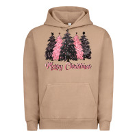 Pigment Burro pink merry christmas Urban Hoodie - CowGirlArtShop