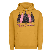 Pigment Peanut Butter pink merry christmas Urban Hoodie - CowGirlArtShop