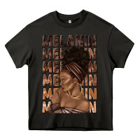 Asphalt melanin melanin melanin with afro girl Heavy Core Tee - texasbilliewilder