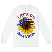 White American flag sunflower Long Sleeve Tee - Jasminsmagicworld