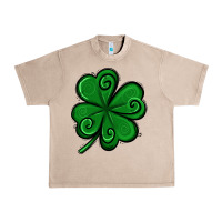 French Oak St. Patrick's Day Shamrock Urban Heavy Tee - Jasminsmagicworld