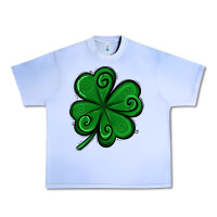 Grape Ice St. Patrick's Day Shamrock Urban Heavy Tee - Jasminsmagicworld