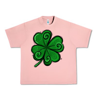 Salmon St. Patrick's Day Shamrock Urban Heavy Tee - Jasminsmagicworld