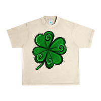 Sandshell St. Patrick's Day Shamrock Urban Heavy Tee - Jasminsmagicworld
