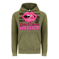 Vintage Olive breast cancer warrior lips Vintage Hoodie - JahusDesignShop