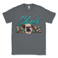 Charcoal Heather show mom aztec cowhide heifer Classic Tee - Artiststas