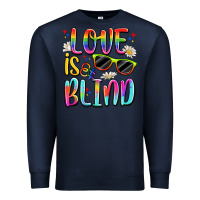 Navy love is blind Premium Sweatshirt - Artiststas
