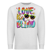 Oatmeal Heather love is blind Premium Sweatshirt - Artiststas