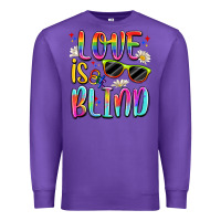 Purple love is blind Premium Sweatshirt - Artiststas