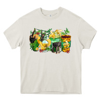 Monkey Coffee Cups Heavy Core Tee | Teevron