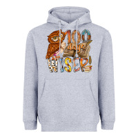 Heather Grey 100 days wiser Heavyweight Hoodie - RacoonDesign