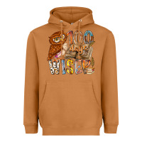 Meerkat 100 days wiser Heavyweight Hoodie - RacoonDesign