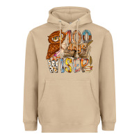 Mushroom 100 days wiser Heavyweight Hoodie - RacoonDesign