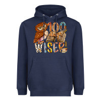 Navy 100 days wiser Heavyweight Hoodie - RacoonDesign