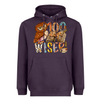 Plum 100 days wiser Heavyweight Hoodie - RacoonDesign