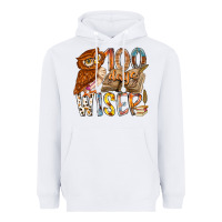 White 100 days wiser Heavyweight Hoodie - RacoonDesign