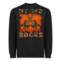 Black my dad rock Heavyweight Sweatshirt - Artiststas