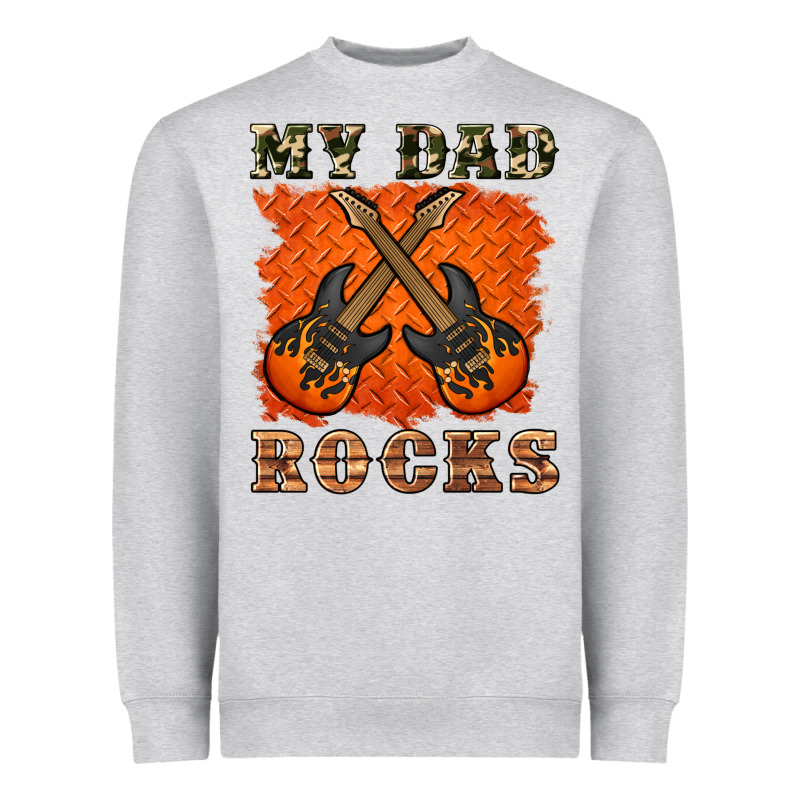 My Dad Rock Heavyweight Sweatshirt by Artiststas | Teevron
