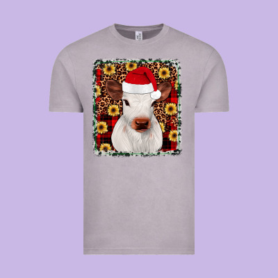 Heifer Christmas Vintage Tee Designed By Jahusdesignshop