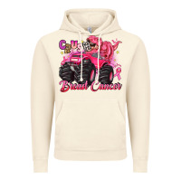 Vintage Artic crush breast cancer monster truck with dinosaur Vintage Hoodie - JahusDesignShop