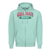 Seafoam girl math university Zipper Hoodie - MaliasSmallBusiness