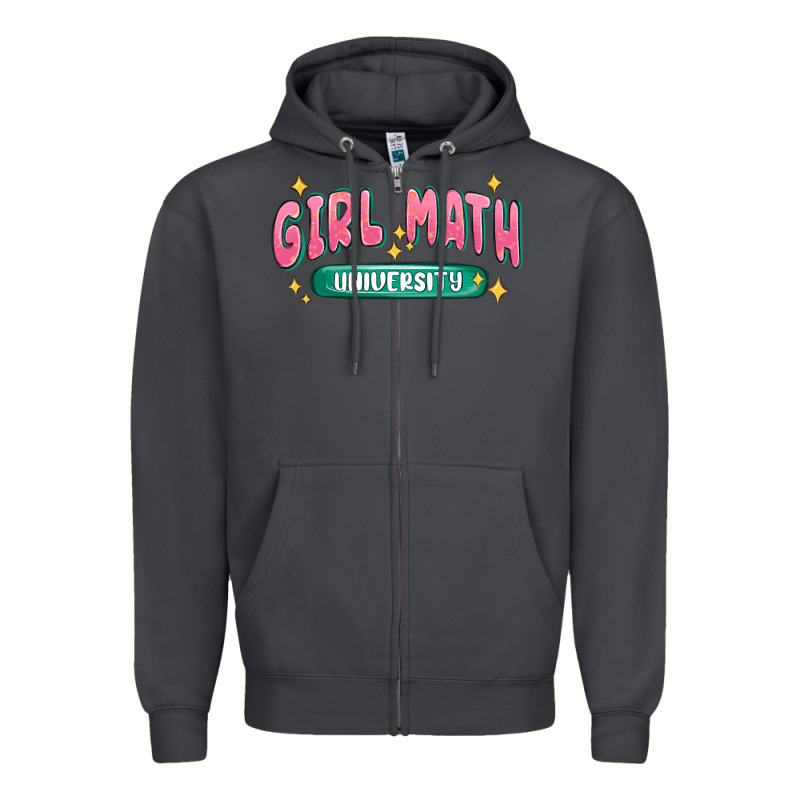 Girl Math University Zipper Hoodie by MaliasSmallBusiness | Teevron