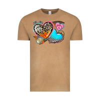 Vintage Camel western leopard  racing  hearts Vintage Tee - AdoDesignShop