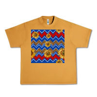 Peanut Butter 4th of july sunflower seamless  pattern Urban Heavy Tee - BundleAndBundleShop