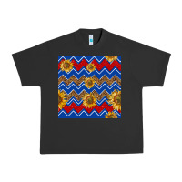 Pigment Black 4th of july sunflower seamless  pattern Urban Heavy Tee - BundleAndBundleShop