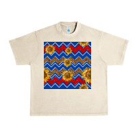 Sandshell 4th of july sunflower seamless  pattern Urban Heavy Tee - BundleAndBundleShop