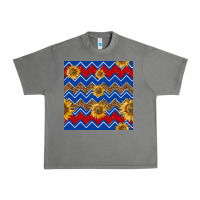 Tornado 4th of july sunflower seamless  pattern Urban Heavy Tee - BundleAndBundleShop
