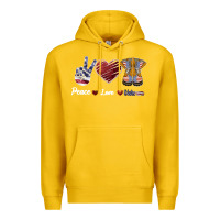 Lemon Peace Love Veteran Premium Hoodie - Bettercallsaul