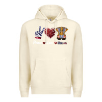 Sandshell Peace Love Veteran Premium Hoodie - Bettercallsaul