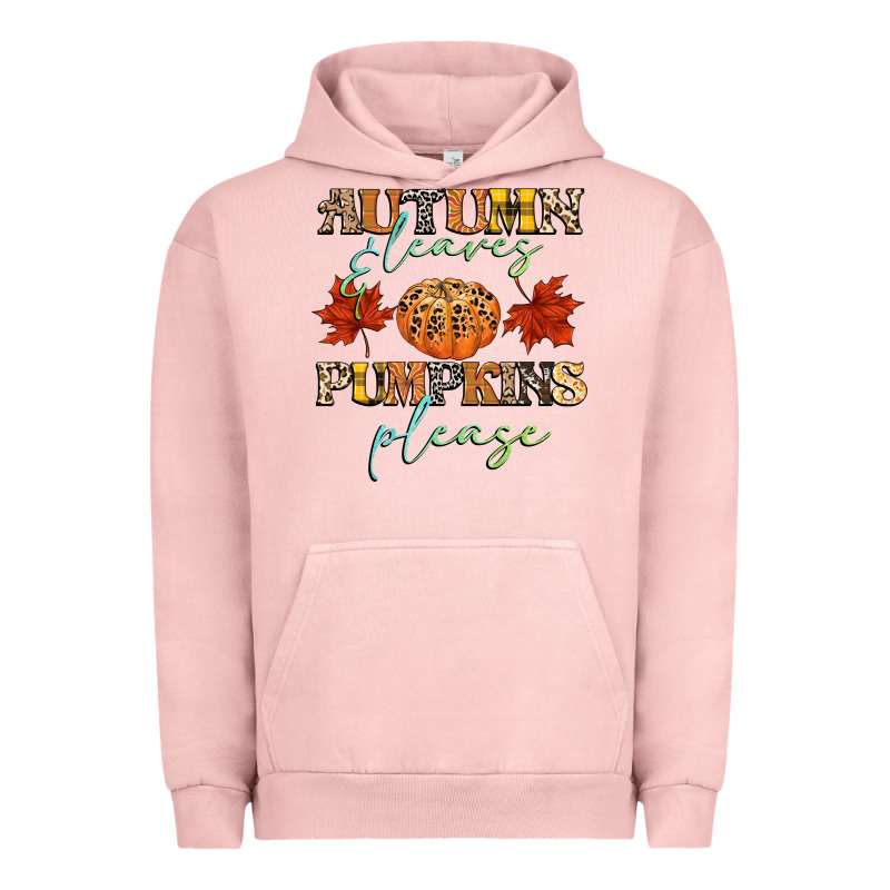 Autumn Leaves And Pumpkins Please Urban Hoodie by CowGirlArtShop | Teevron