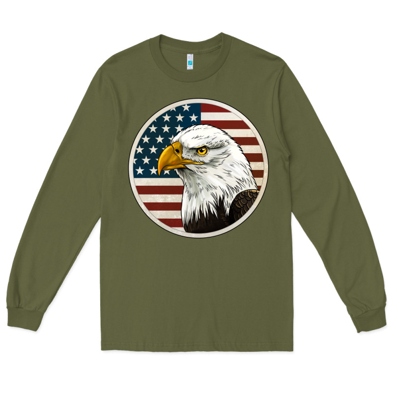 American Bald Eagle Long Sleeve Tee by Jasminsmagicworld | Teevron